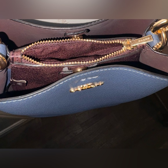 NEW Coach Mini Town Bucket Bag in Blue Pebbled Leather – C7266 - Picture 14 of 16